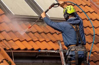 Démoussage et hydrofuge de toiture à Rix